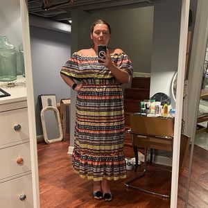 Bohemian off the shoulder dress